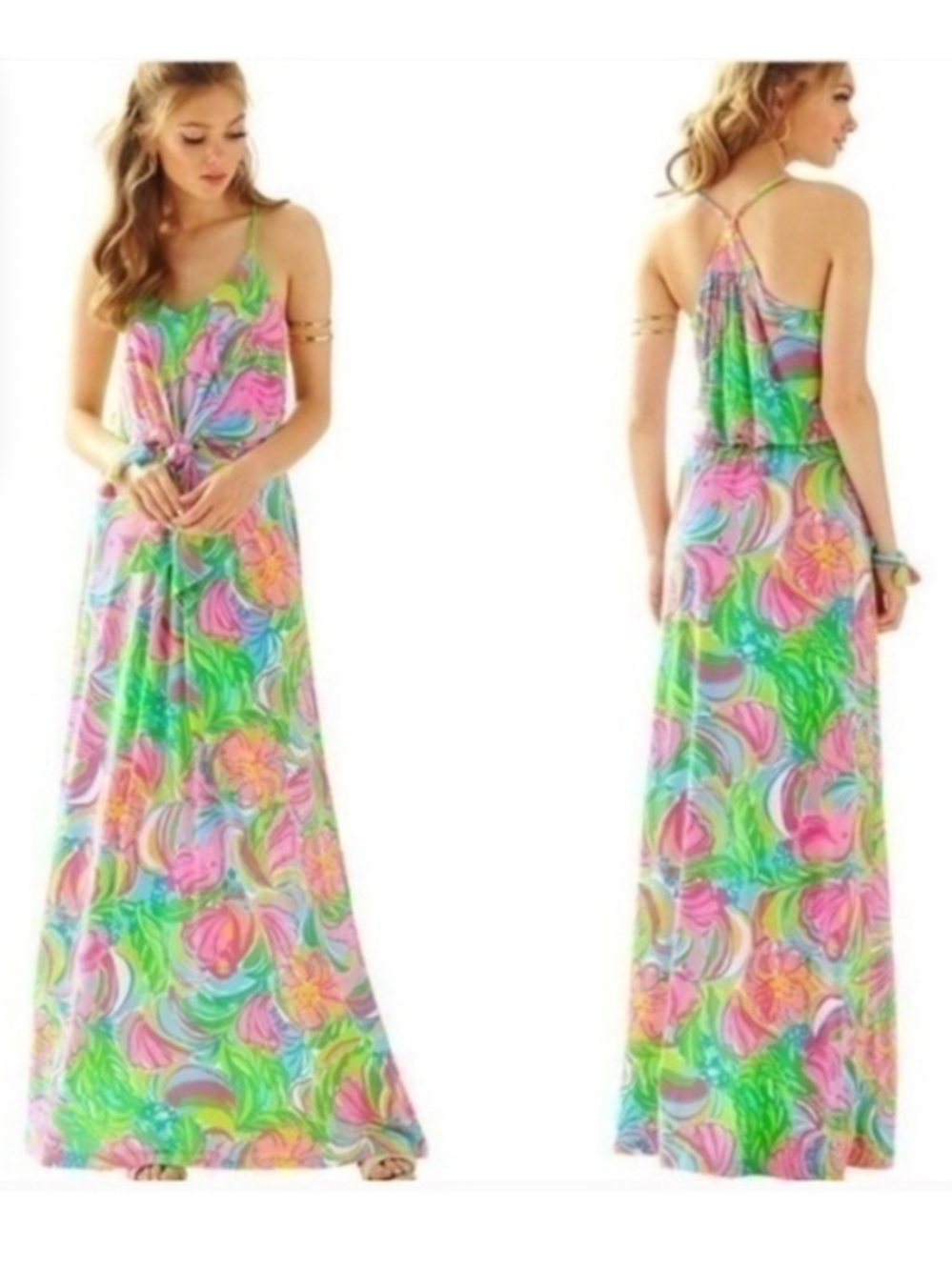 Lilly Pulitzer Rosa Maxi Dress in
“So A Peeling” print size medium - Picture 11 of 11